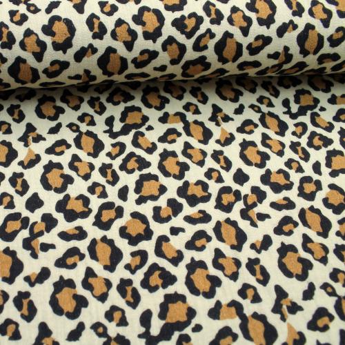 Musselin Leo - Leopardenmuster